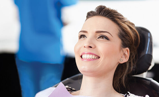 Patient in dentist chair